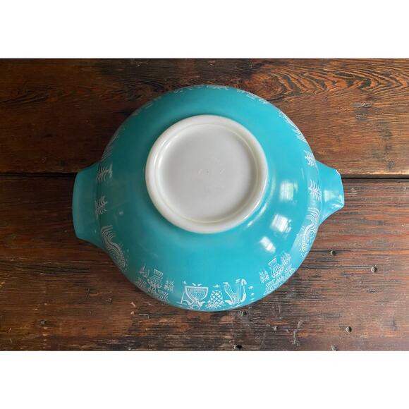 Vintage PYREX #444 Amish Butterprint Cinderella 4qt Mixing Bowl - Picture 8 of 11